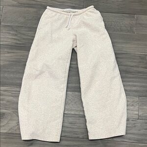 Girls Kids Cream Sweatpants